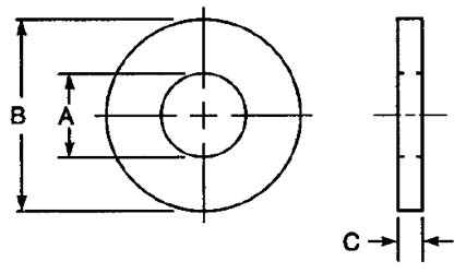 ASME B18.22.1 Type A Plain Flat Washers