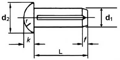 Round Head Grooved Pins