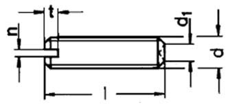 Slotted Set Screws With Cup Point