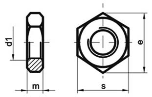 DIN 439B Nuts