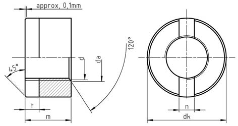 DIN 546 Slotted Round Nut