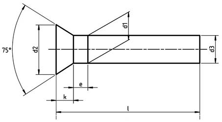 DIN 661 Countersunk Head Rivets