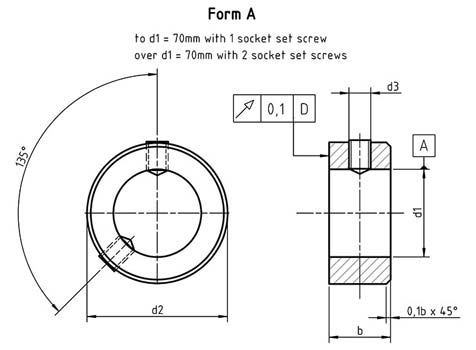 DIN 703 Collars heavy series