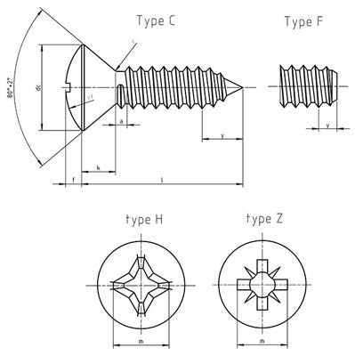 DIN 7983 F