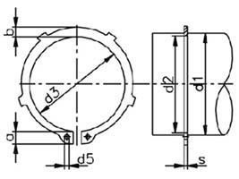 Circlip / Retaining Ring / K Ring For Shaft