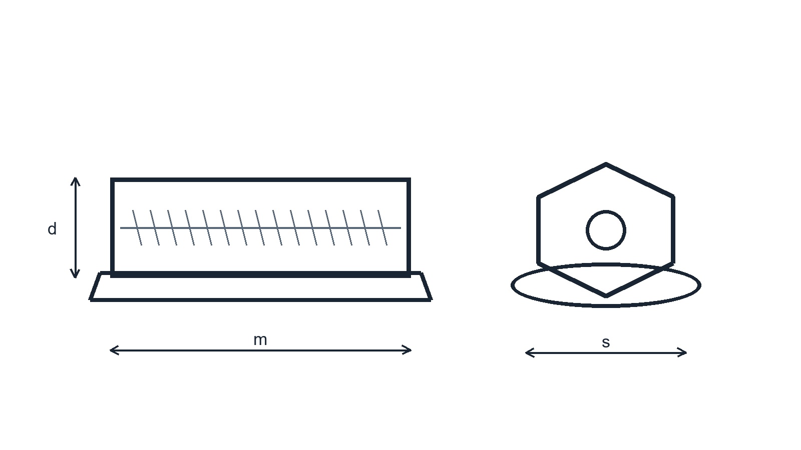 IFI 145 Hex Flange Nuts and Large Hex Flange Nuts technical drawing: IFI-145 covers hex flange nuts and large hex flange nuts. Drawing shows regular flange-nut form and key dimensions.
