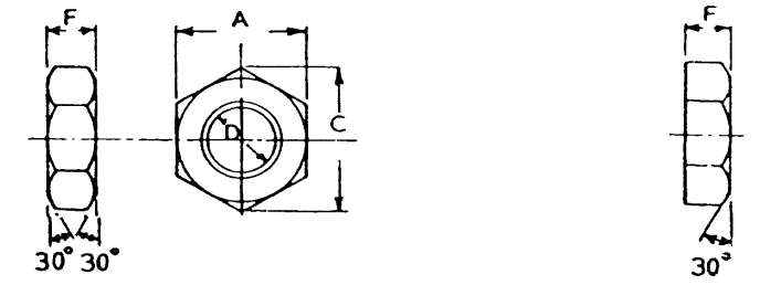 Hexagon Lock Nuts Hexagon Lock Nuts