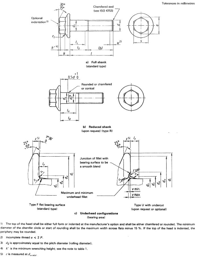 IS 15582 Hexagon Flange Bolts